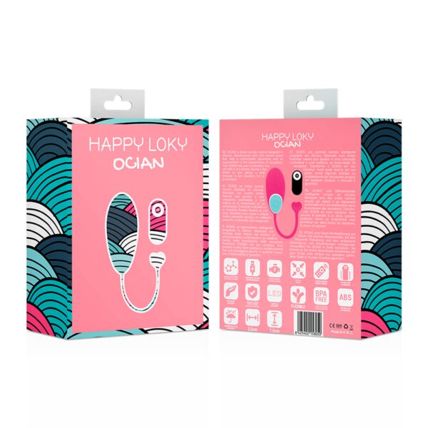 OEUF VIBRANT RECHARGEABLE ET TÉLÉCOMMANDÉ - HAPPY LOKY Oeufs vibrants 33 € sur AnVy.fr, le loveshop engagé