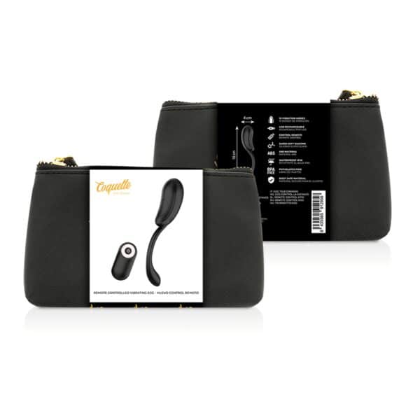 OEUF COQUIN NOIR EN SILICONE - COQUETTE Oeufs vibrants 55 € sur AnVy.fr, le loveshop engagé