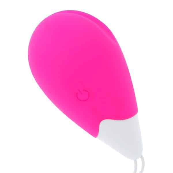 OEUF INTIME VIBRANT ROSE ET BLANC RECHARGEABLE Oeufs vibrants 35 € sur AnVy.fr, le loveshop engagé