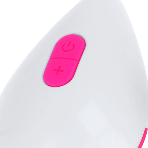 OEUF INTIME VIBRANT ROSE ET BLANC RECHARGEABLE Oeufs vibrants 35 € sur AnVy.fr, le loveshop engagé