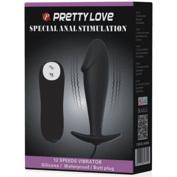 PLUG ANAL VIBRANT TÉLÉCOMMANDÉ EN SILICONE - PRETTY LOVE Plaisir anal 20 € sur AnVy.fr, le loveshop engagé