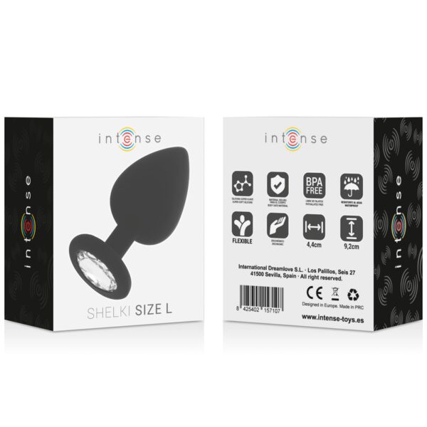 GROS PLUG ANAL LARGE EN SILICONE NOIR - INTENSE Plugs anal classiques 32 € sur AnVy.fr, le loveshop engagé