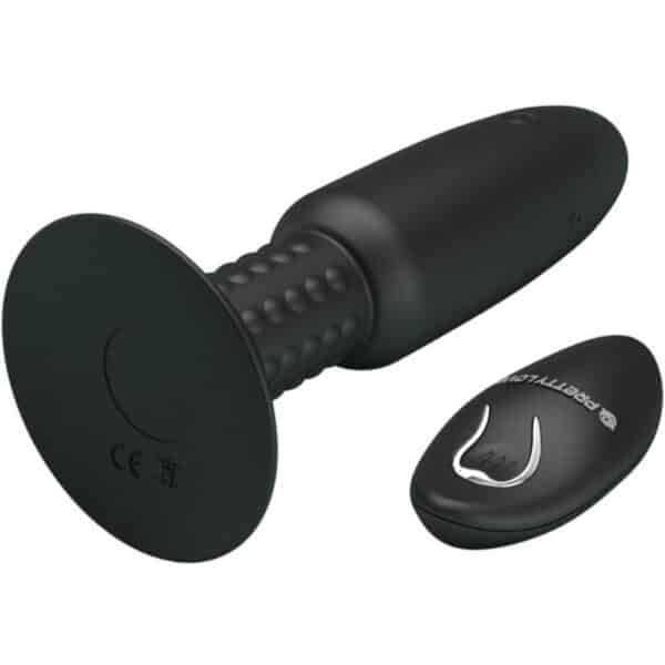 PLUG ANAL SANS FIL ROTATIF ET VIBRANT NOIR Plugs vibrants 52 € sur AnVy.fr, le loveshop engagé