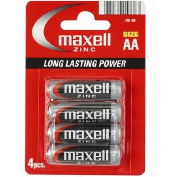 4 PILES AA R6 - MAXELL Piles, chargeurs & câbles 3 € sur AnVy.fr, le loveshop engagé