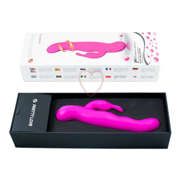 VIBRO RABBIT RECHARGEABLE EN SILICONE ROSE Sextoys Rabbit 80 € sur AnVy.fr, le loveshop engagé