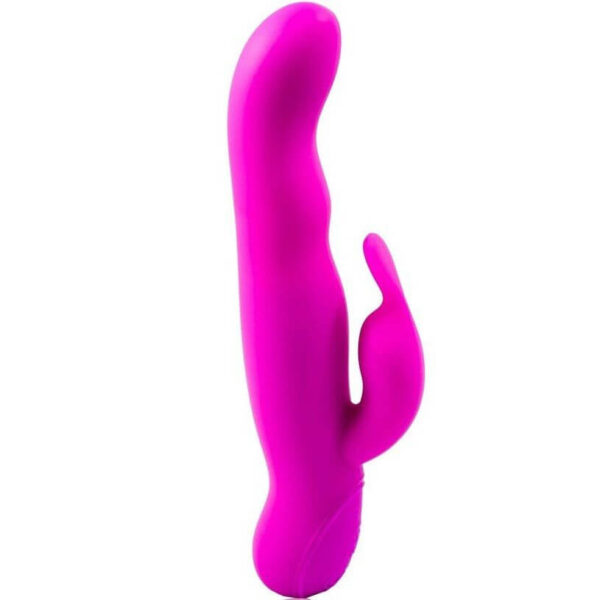 VIBRO RABBIT RECHARGEABLE EN SILICONE ROSE Sextoys Rabbit 80 € sur AnVy.fr, le loveshop engagé