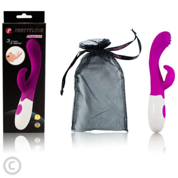 SEXTOY RABBIT POINT G À PILES ARTHUR - PRETTY LOVE Sextoys Rabbit 32 € sur AnVy.fr, le loveshop engagé