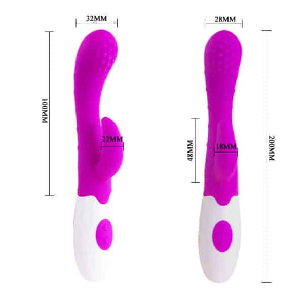 SEXTOY RABBIT POINT G À PILES ARTHUR - PRETTY LOVE Sextoys Rabbit 32 € sur AnVy.fr, le loveshop engagé