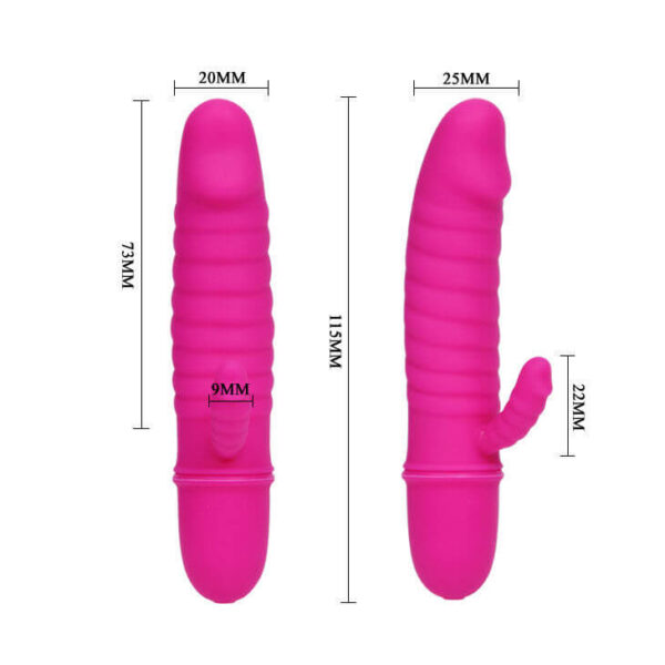 VIBROMASSEUR DOUBLE STIMULATION ROSE Sextoys Rabbit 20 € sur AnVy.fr, le loveshop engagé