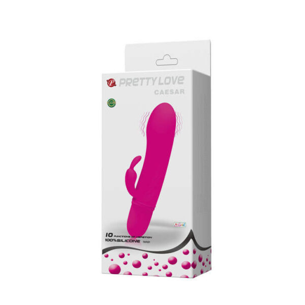 VIBRO RABBIT ROSE À PILE - PRETTY LOVE Sextoys Rabbit 20 € sur AnVy.fr, le loveshop engagé