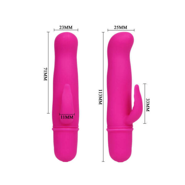 SEXTOY RABBIT ROSE À PILE - PRETTY LOVE Sextoys Rabbit 20 € sur AnVy.fr, le loveshop engagé