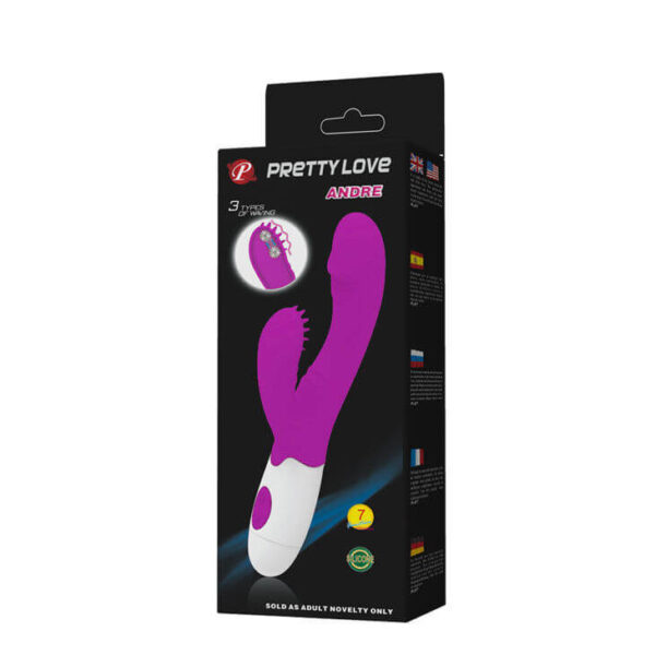 JOUET COQUIN DOUBLE STIMULATION ROSE - PRETTY LOVE Sextoys Rabbit 32 € sur AnVy.fr, le loveshop engagé