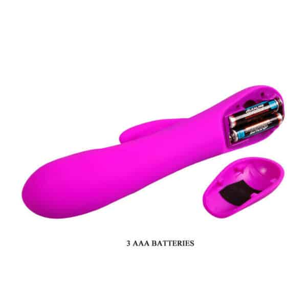 GODE RABBIT À PILES ROSE - PRETTY LOVE Vibro rabbit à pile(s) 33 € sur AnVy.fr, le loveshop engagé