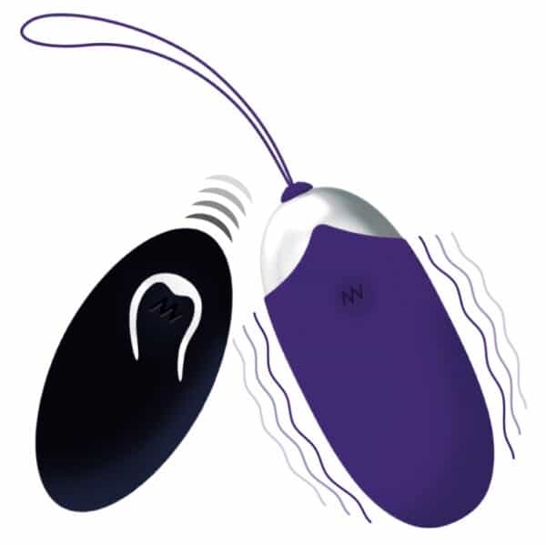 OEUF VIBRANT AVEC TÉLÉCOMMANDE VIOLET - INSPIRE Oeufs vibrants 67 € sur AnVy.fr, le loveshop engagé