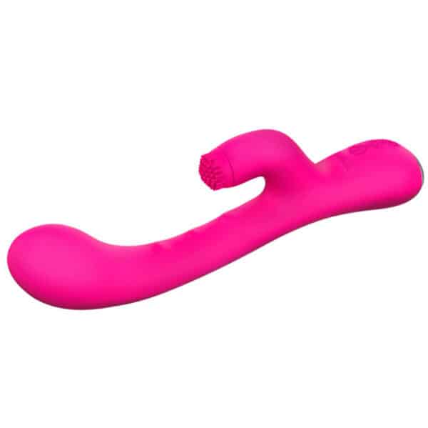 VIBRO RABBIT EFFET CHALEUR EN SILICONE ROSE Sextoys rabbit rotatifs 40 € sur AnVy.fr, le loveshop engagé