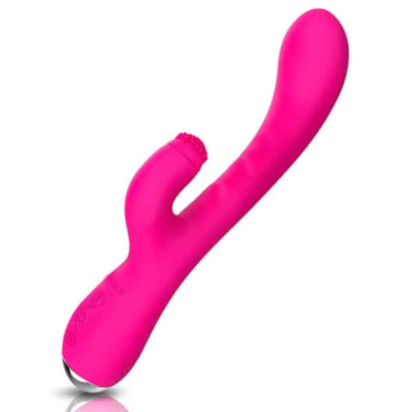 VIBRO RABBIT EFFET CHALEUR EN SILICONE ROSE Sextoys rabbit rotatifs 40 € sur AnVy.fr, le loveshop engagé