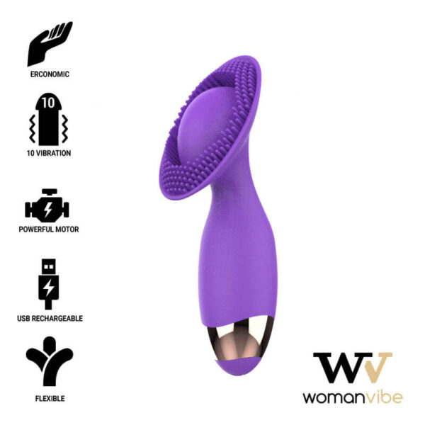 STIMULATEUR CLITORIDIEN RECHARGEABLE - WOMANVIBE Vibromasseurs pour clitoris 49 € sur AnVy.fr, le loveshop engagé