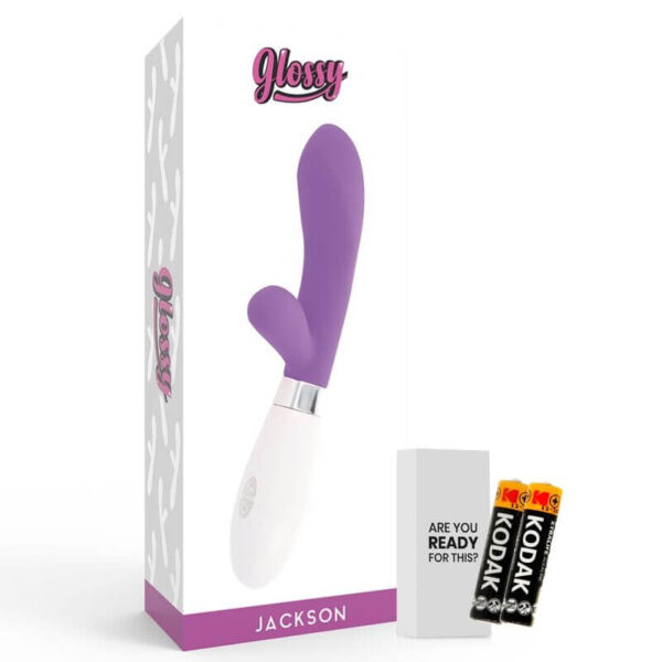 VIBRATEUR LAPIN DOUBLE STIMULATION VIOLET - GLOSSY Sextoys Rabbit 35 € sur AnVy.fr, le loveshop engagé