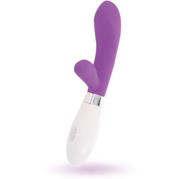 VIBRATEUR LAPIN DOUBLE STIMULATION VIOLET - GLOSSY Sextoys Rabbit 35 € sur AnVy.fr, le loveshop engagé