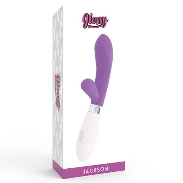 VIBRATEUR LAPIN DOUBLE STIMULATION VIOLET - GLOSSY Sextoys Rabbit 35 € sur AnVy.fr, le loveshop engagé