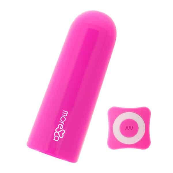 VIBRO BULLET ROSE RECHARGEABLE ET TÉLÉCOMMANDÉ - MORESSA Vibromasseurs 35 € sur AnVy.fr, le loveshop engagé