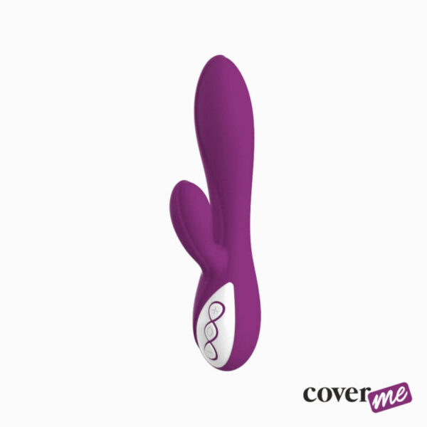 VIBROMASSEUR RABBIT RECHARGEABLE VIOLET - COVERME Sextoys Rabbit 49 € sur AnVy.fr, le loveshop engagé