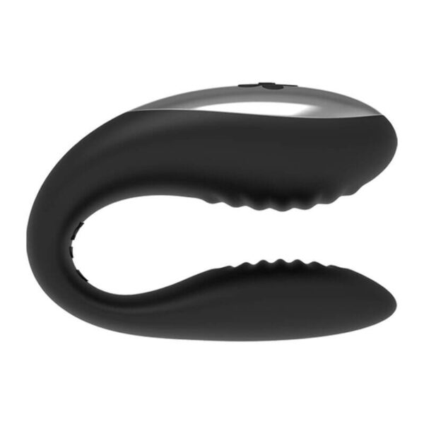 VIBROMASSEUR POUR COUPLE NOIR RECHARGEABLE Sextoys pour couple 55 € sur AnVy.fr, le loveshop engagé