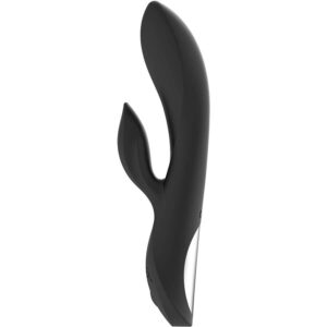 SEXTOY RABBIT FLEXIBLE ET RECHARGEABLE - BLACK&SILVER Sextoys rabbit rechargeables 55 € sur AnVy.fr, le loveshop engagé