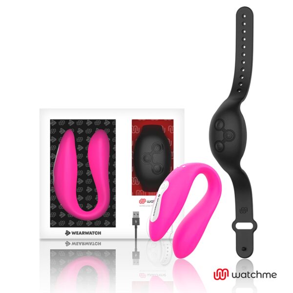 VIBROMASSEUR POUR COUPLE EN SILICONE ROSE Sextoys double stimulation 86 € sur AnVy.fr, le loveshop engagé