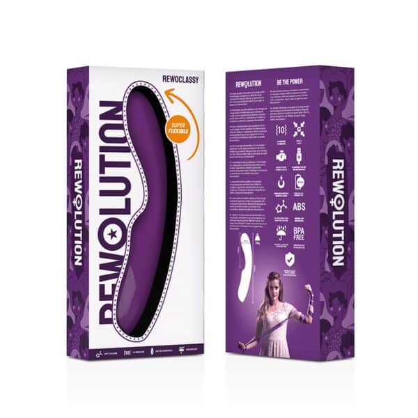 VIBRO CLASSIQUE FLEXIBLE EN SILICONE VIOLET - REWOLUTION Vibromasseurs 56 € sur AnVy.fr, le loveshop engagé