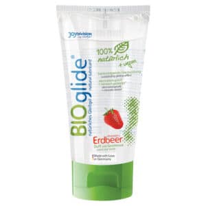 LUBRIFIANT BIO ET VEGAN GOÛT FRAISE 80ML - BIOGLIDE Lubrifiants 17 € sur AnVy.fr, le loveshop engagé