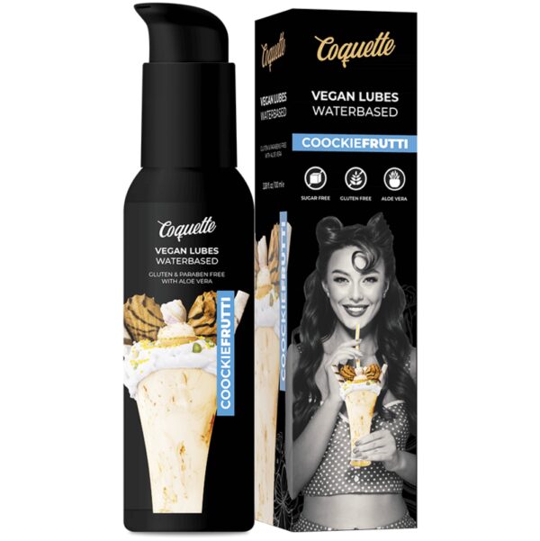 LUBRIFIANT VEGAN GOÛT COOKIE 100ML - COQUETTE Lubrifiants 16 € sur AnVy.fr, le loveshop engagé