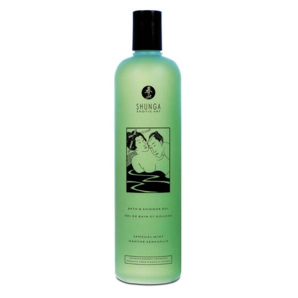 GEL DOUCHE SENSUEL À LA MENTHE 500ML - SHUNGA Aphrodisiaques 21 € sur AnVy.fr, le loveshop engagé