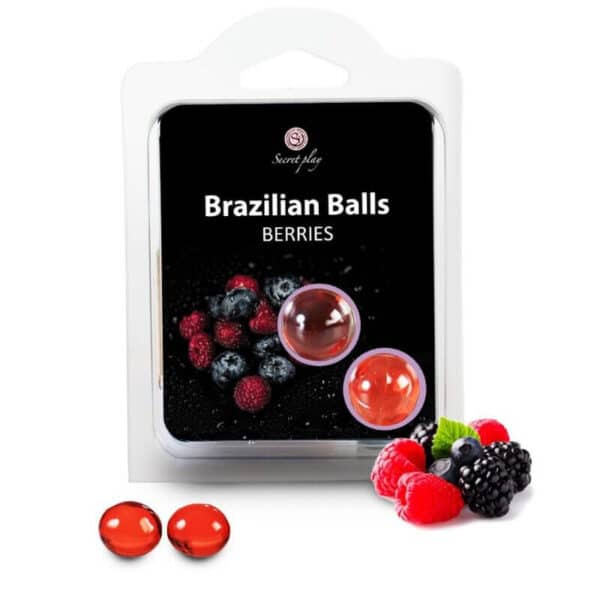 2 BALLES BRÉSILIENNES ARÔME FRUITS ROUGES - SECRETPLAY Lubrifiants 8 € sur AnVy.fr, le loveshop engagé