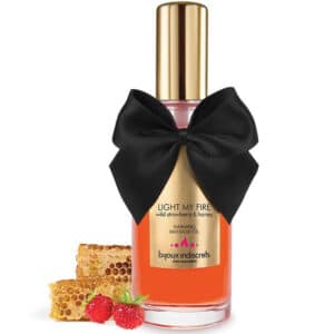 HUILE MASSAGE CHAUFFANTE FRAISE SAUVAGE 100ML Huiles massage coquines 20 € sur AnVy.fr, le loveshop engagé