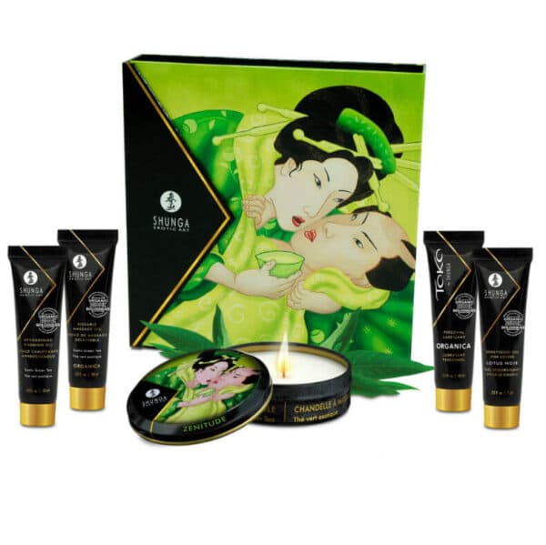 GEISHA SECRET KIT THÉ VERT EXOTIQUE - SHUNGA Coffrets duo 35 € sur AnVy.fr, le loveshop engagé