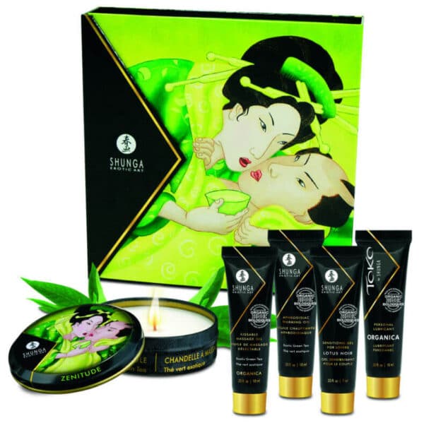 GEISHA SECRET KIT THÉ VERT EXOTIQUE - SHUNGA Coffrets duo 35 € sur AnVy.fr, le loveshop engagé