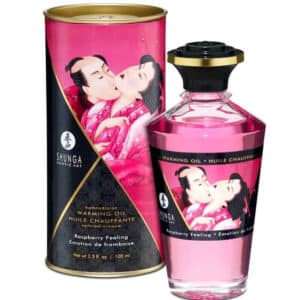 HUILE DE MASSAGE SENTEUR FRAMBOISE 100ML - SHUNGA Massages érotiques 27 € sur AnVy.fr, le loveshop engagé