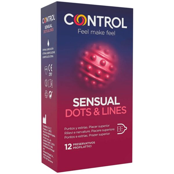 Boite de 12 capotes sensuel - CONTROL Preservatifs 10 € sur AnVy.fr, le loveshop engagé
