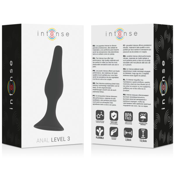 DILATATEUR ANAL NOIR DE 12,5CM DE LONG - INTENSE Plaisir anal 27 € sur AnVy.fr, le loveshop engagé