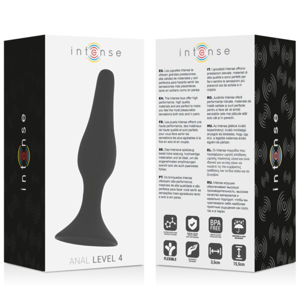 PLUG ANAL DE COULEUR NOIR LONG 15,5CM - INTENSE Plaisir anal 28 € sur AnVy.fr, le loveshop engagé