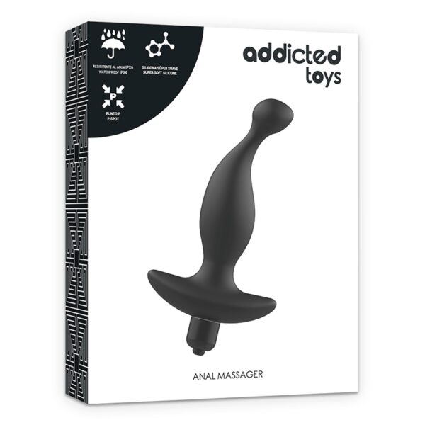 PLUG ANAL VIBRANT NOIR À PILE - ADDICTED TOYS Plaisir anal 37 € sur AnVy.fr, le loveshop engagé