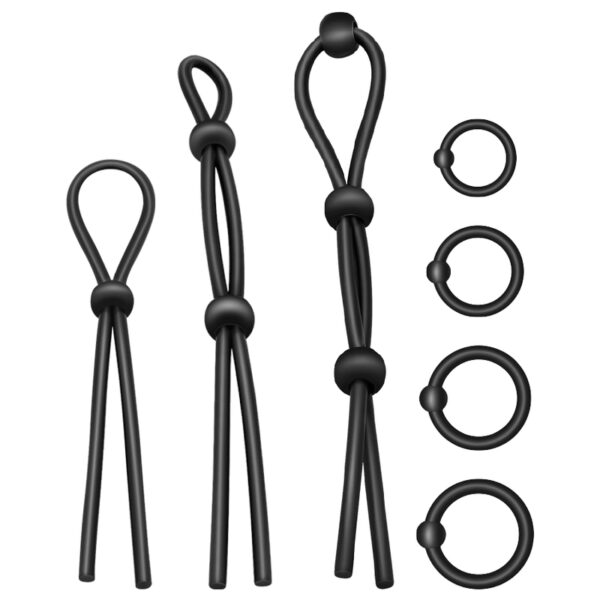 KIT COCKRING EN SILICONE FLEXIBLES ET AJUSTABLES Anneaux & Manchons 28 € sur AnVy.fr, le loveshop engagé