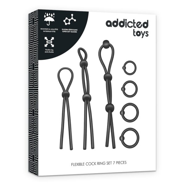 KIT COCKRING EN SILICONE FLEXIBLES ET AJUSTABLES Anneaux & Manchons 28 € sur AnVy.fr, le loveshop engagé