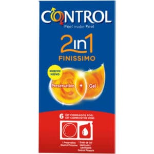 PACK DE 6 PRÉSERVATIFS ET LUBRIFIANTS - CONTROL Preservatifs 8 € sur AnVy.fr, le loveshop engagé