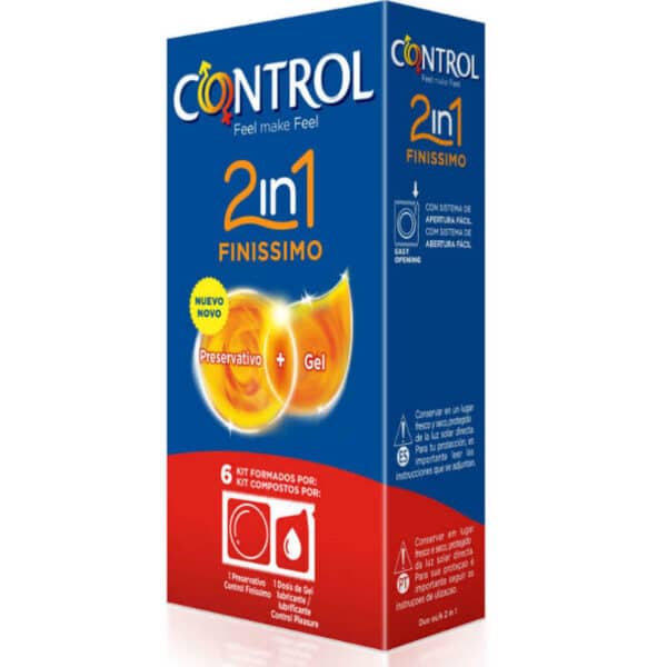 PACK DE 6 PRÉSERVATIFS ET LUBRIFIANTS - CONTROL Preservatifs 8 € sur AnVy.fr, le loveshop engagé