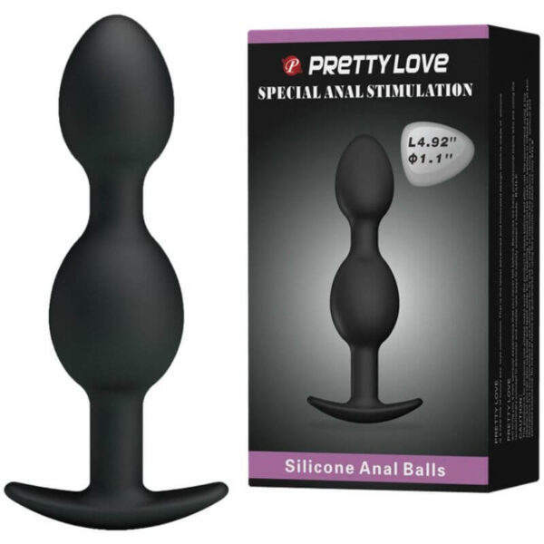 DOUBLE PLUG ANAL DE COULEUR NOIR Plaisir anal 22 € sur AnVy.fr, le loveshop engagé