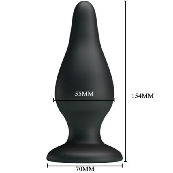 GROS PLUG ANAL EN SILICONE NOIR Plugs anal classiques 25 € sur AnVy.fr, le loveshop engagé