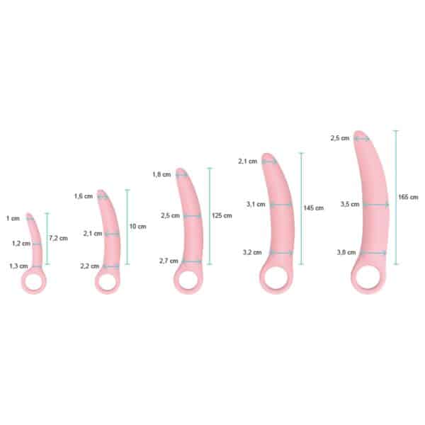 PACK DE 5 DILATATEURS VAGINAL EN SILICONE - INTIMICHIC Godes 70 € sur AnVy.fr, le loveshop engagé