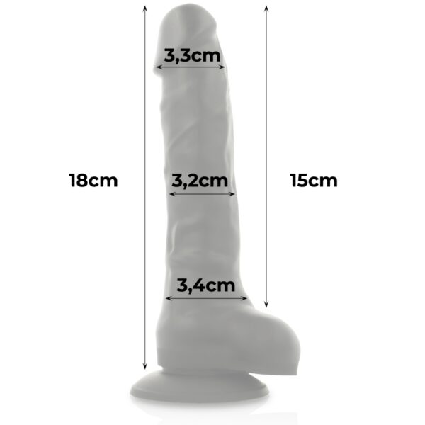 DILDO EN SILICONE NOIR DE 18CM Dildos réalistes 49 € sur AnVy.fr, le loveshop engagé